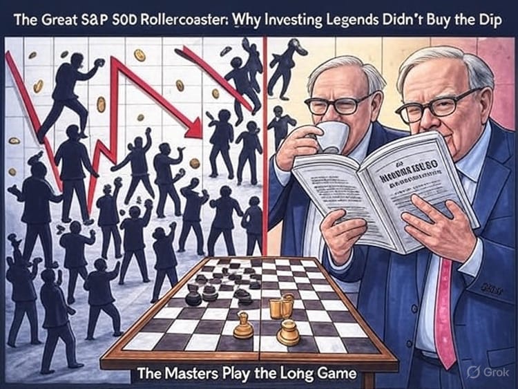 The Great S&P 500 Rollercoaster: Why Investing Legends Didn’t Buy the Dip